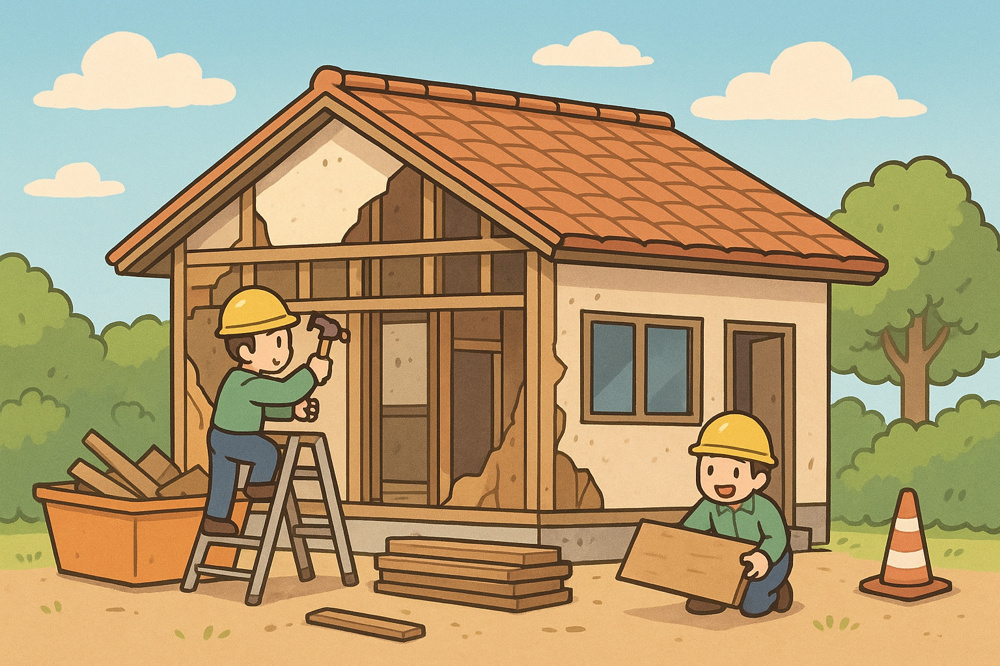 中古住宅購入後のリフォームについての画像