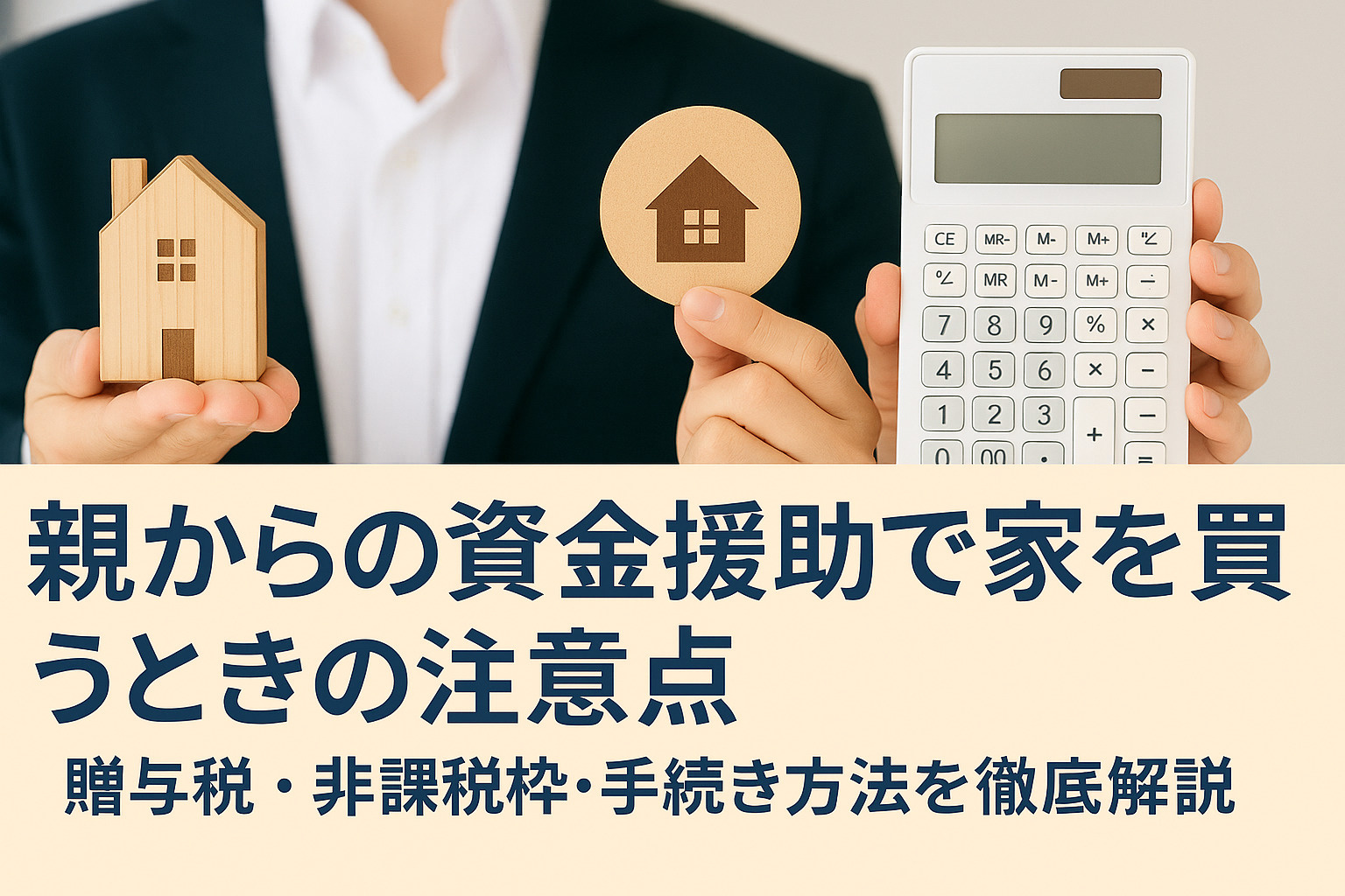 「親からの資金援助で家を買うときの注意点｜贈与税・非課税枠・手続き方法を徹底解説」の画像