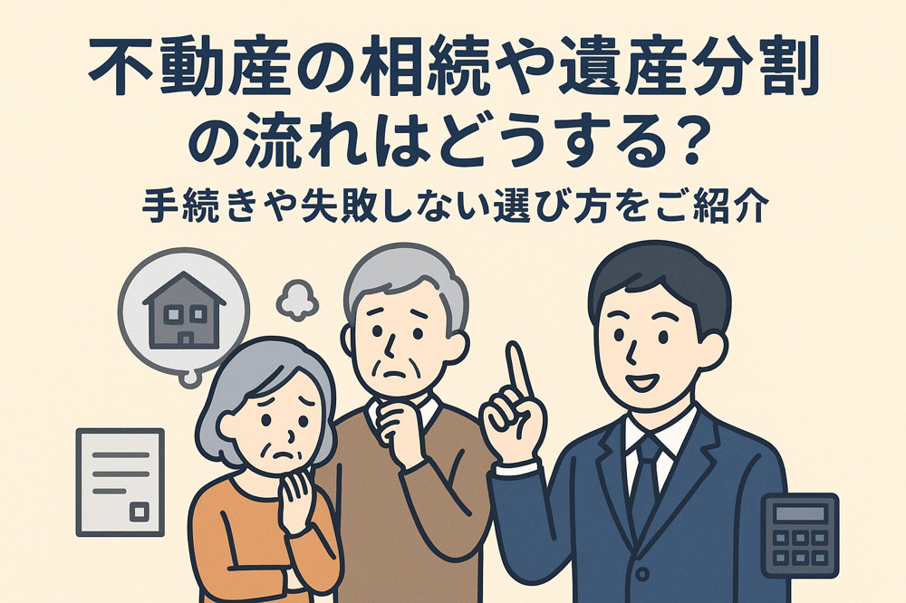 不動産の相続や遺産分割の流れはどうする？手続きや必要書類も紹介の画像