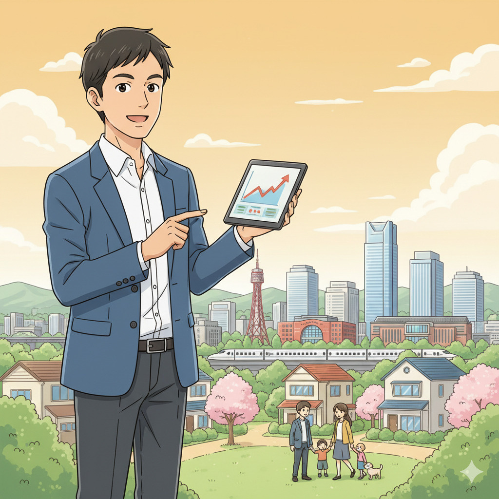 福岡の地価動向と不動産市場の未来予測！の画像