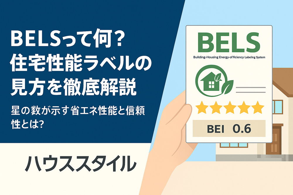 BELSって何？住宅性能ラベルの見方を徹底解説｜星の数が示す省エネ性能と信頼性とは？の画像