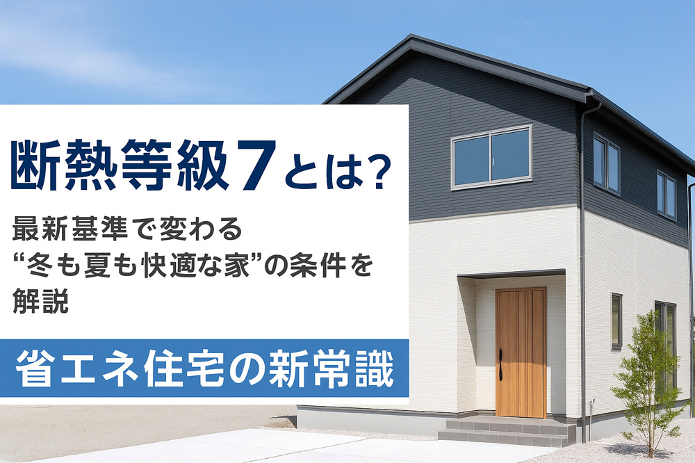 「断熱等性能等級7とは？最新基準で変わる“冬も夏も快適な家”の条件を解説｜省エネ住宅の新常識」の画像