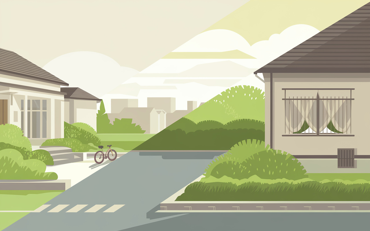 空き家を放置するリスクのイメージ