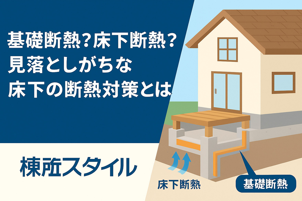 基礎断熱？床下断熱？見落としがちな床下の断熱対策とはの画像