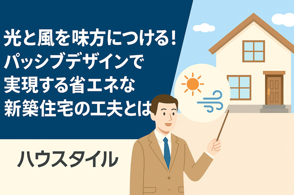 光と風を味方につける！パッシブデザインで実現する省エネな新築住宅の工夫とは？の画像
