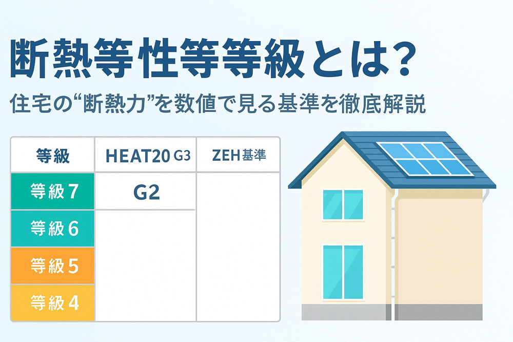「断熱等性能等級とは？住宅の“断熱力”を数値で見る基準を徹底解説｜快適で省エネな家を選ぶポイント」の画像