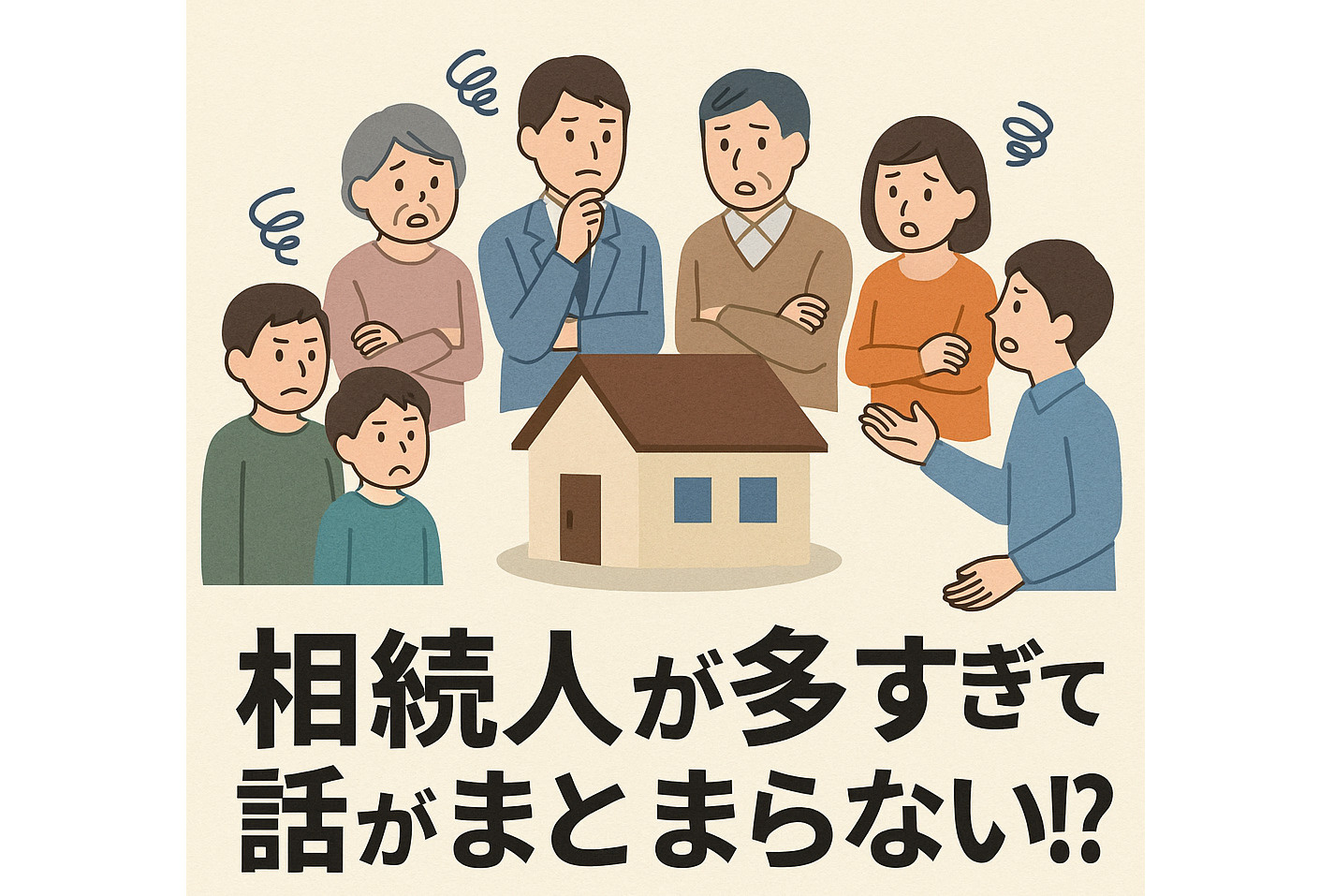 相続人が多すぎて話がまとまらない!? 不動産相続の“多数共有”問題と対処法とはの画像