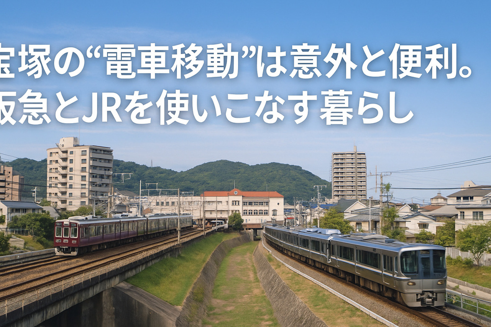  宝塚の“電車移動”は意外と便利。阪急とJRを使いこなす暮らしの画像