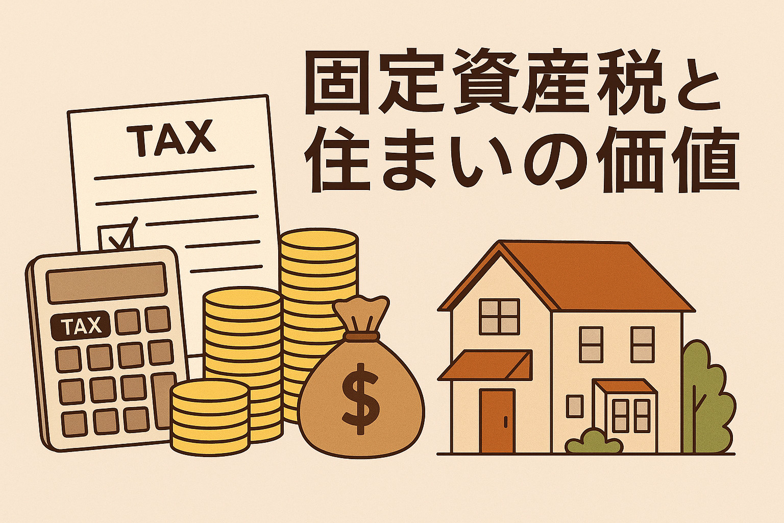 固定資産税と住まいの資産価値の画像