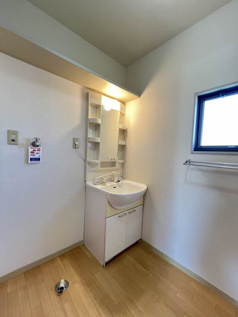 広々とした脱衣所