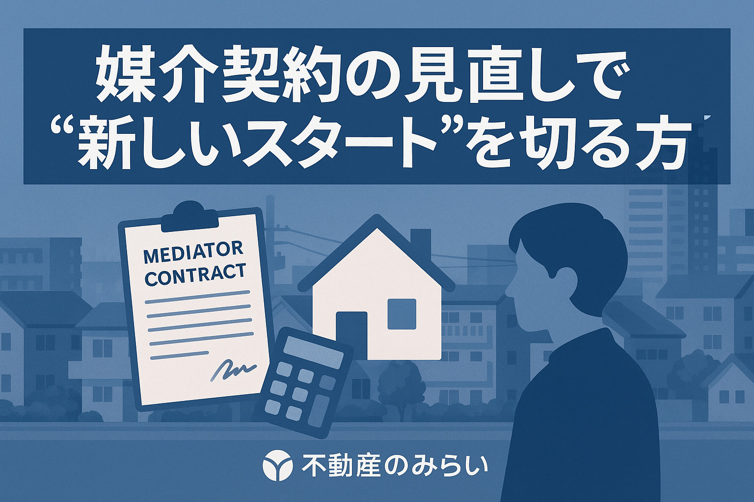媒介契約を見直し新たな販売体制に切り替える足立区の売主。