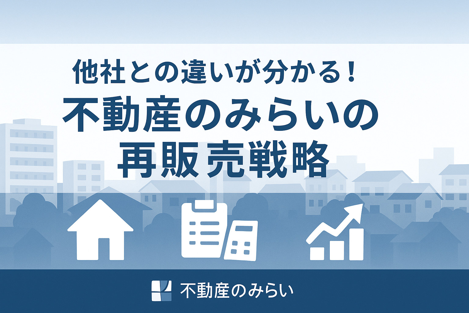 不動産のみらいの再販売戦略を紹介する葛飾区版の解説画像