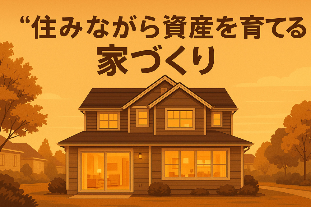 “住みながら資産を育てる”家づくりの画像