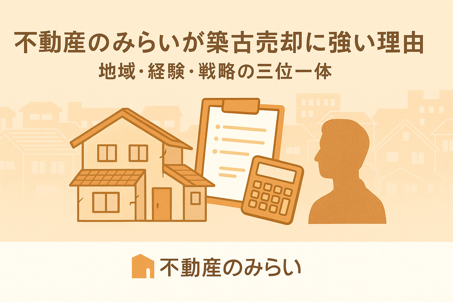 不動産のみらいが築古売却に強い理由──地域・経験・戦略の三位一体