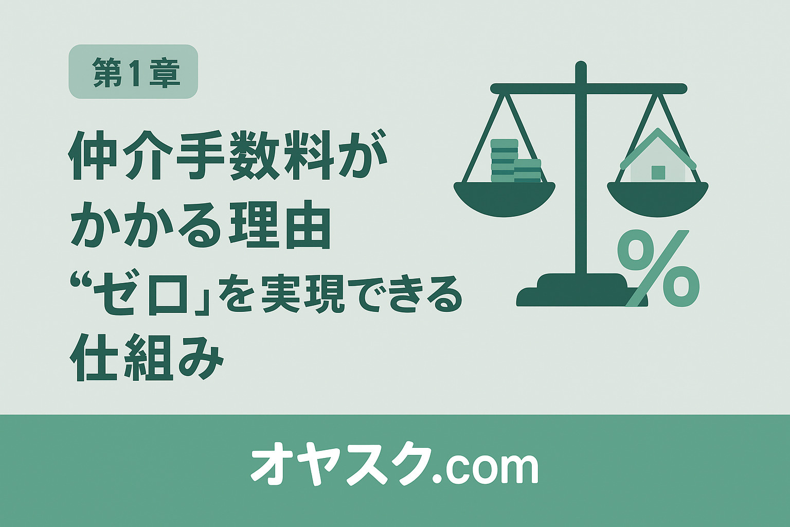 仲介手数料がかかる理由と無料でOKな仕組み