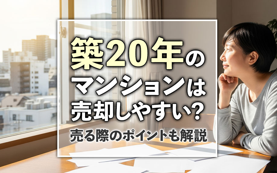 築20年のマンションは売却しやすい？売る際のポイントも解説