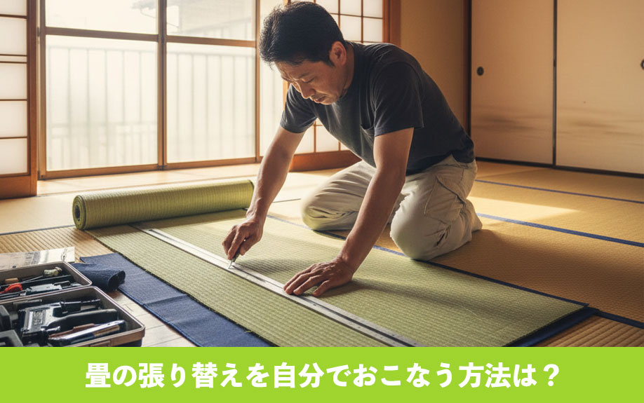 畳の張り替えを自分でおこなう方法は？