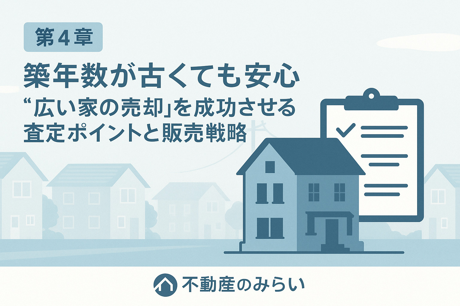 築年数が古くても安心──“広い家の売却”を成功させるための査定ポイントと販売戦略