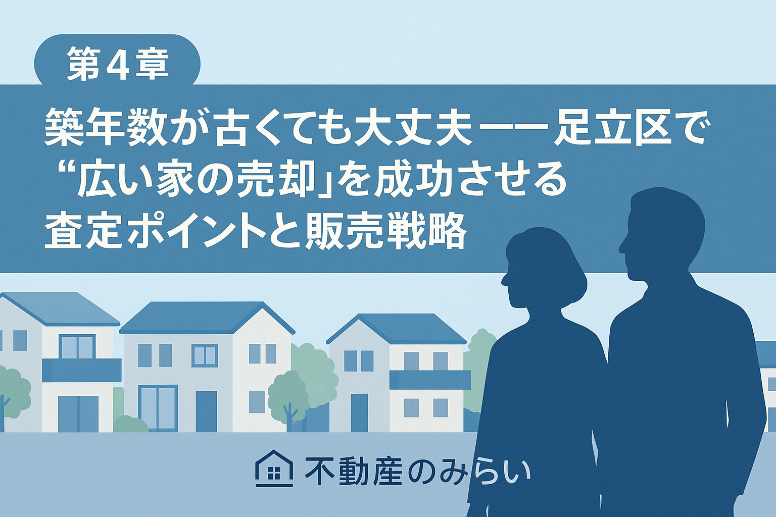 築年数が古くても大丈夫──足立区で“広い家の売却”を成功させる査定ポイントと販売戦略