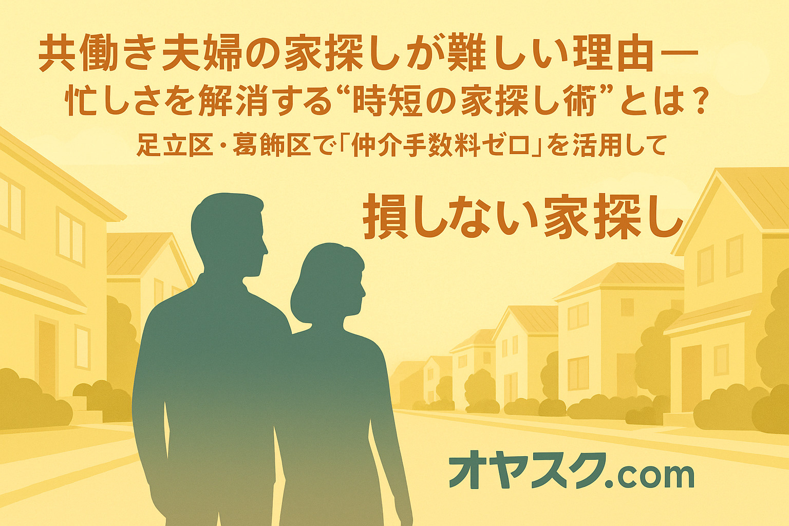 共働き家庭の家探しが難しい理由と時短の家探し術