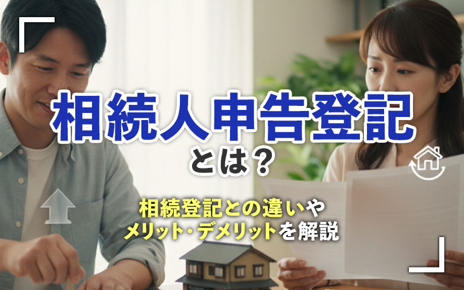 相続人申告登記とは？相続登記との違いやメリット・デメリットを解説の画像