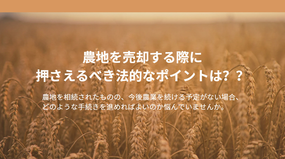 伏見区で農地を相続した方必見！手続きや売却の流れを紹介の画像