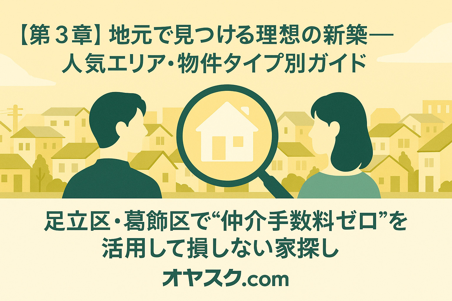 足立区・葛飾区の新築価格トレンドと人気エリアの説明画像