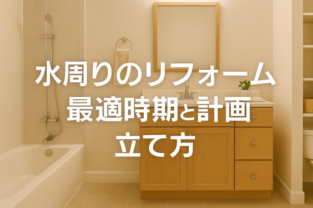 水周りのリフォームの最適時期と計画の立て方の画像