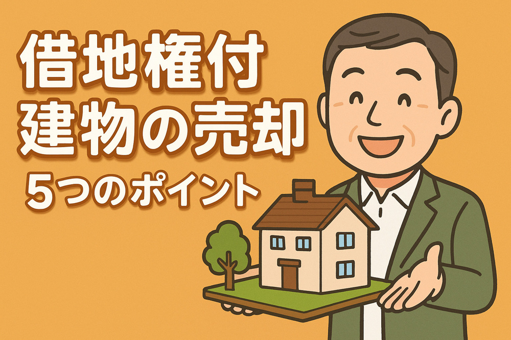 借地権付建物の売却 — 成功するための5つのポイントの画像