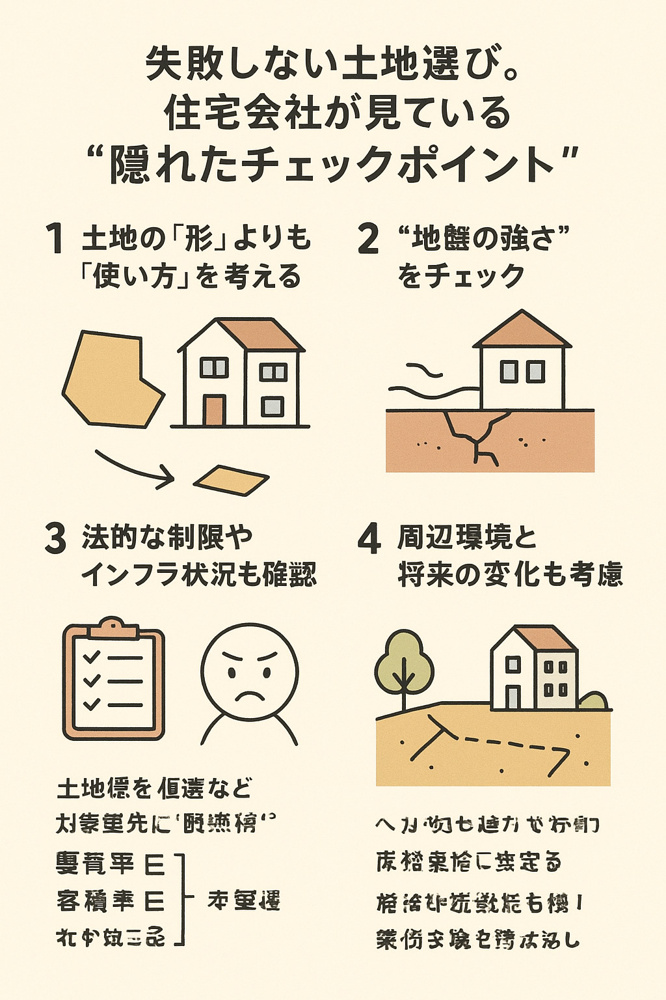 失敗しない土地選び。住宅会社が見ている“隠れたチェックポイント”の画像