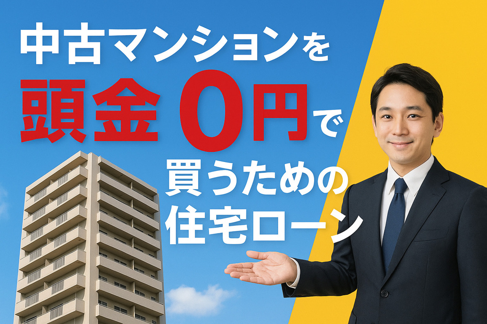福岡市で中古マンションを頭金0円で買える理由は？30代向け資金計画も紹介の画像