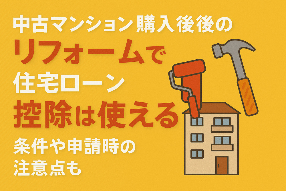 中古マンション購入後のリフォームで住宅ローン控除は使える？条件や申請時の注意点も紹介の画像