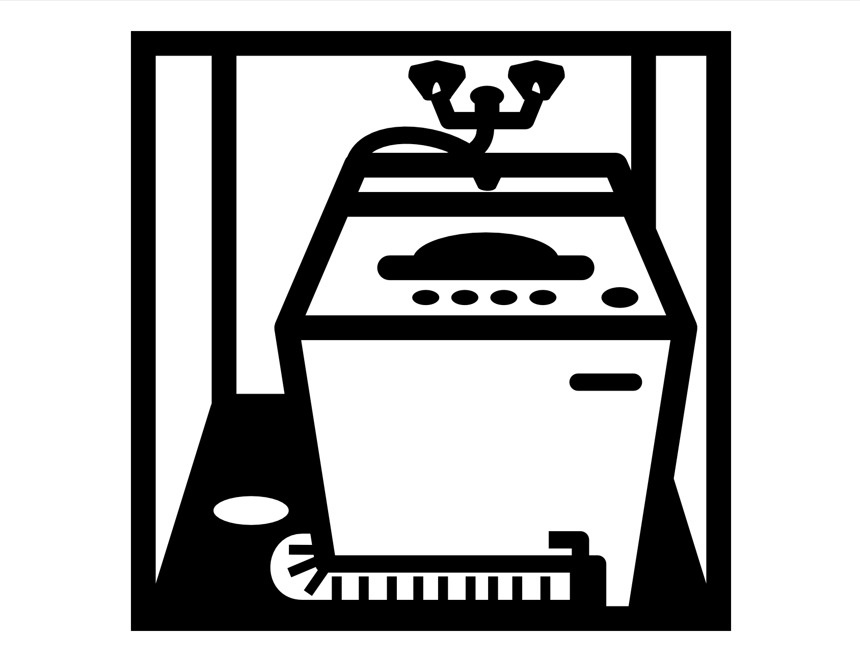 洗濯機置き場の画像