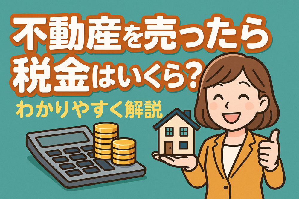 不動産を売ったら税金はいくら？譲渡税・特例・控除をわかりやすく解説の画像