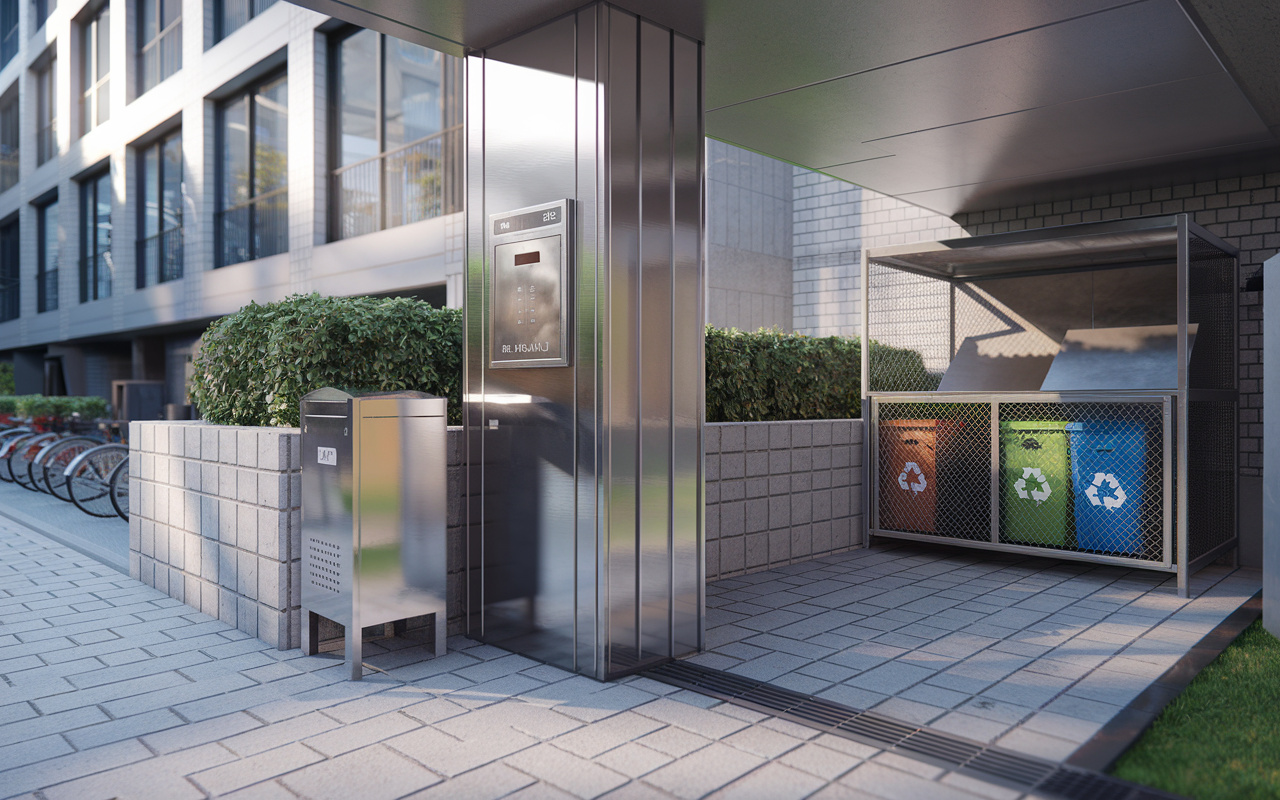 1人暮らしであると便利な宅配BOXは必須設備！敷地内ゴミ捨て場の選び方も解説の画像