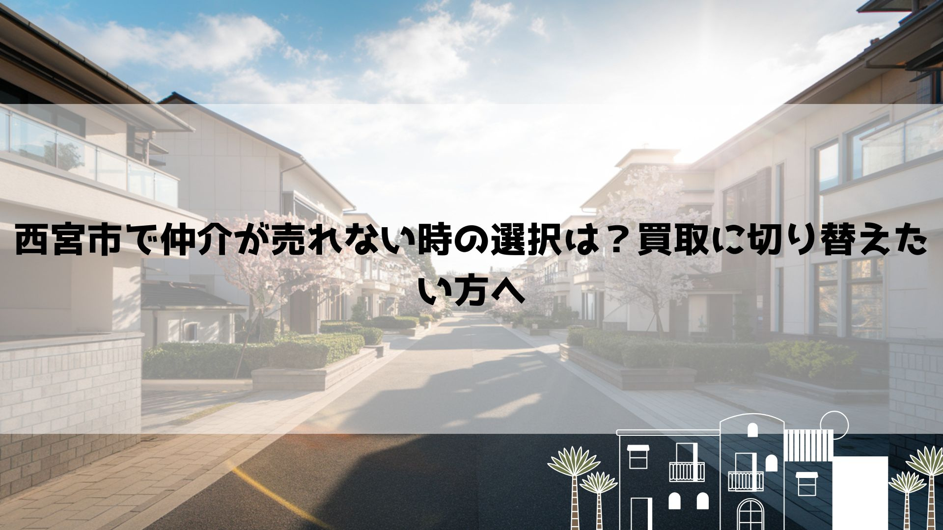西宮市で仲介が売れない時の選択は？買取に切り替えたい方への画像
