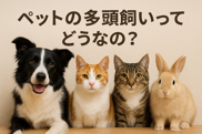 ペットの多頭飼いってどうなの？の画像