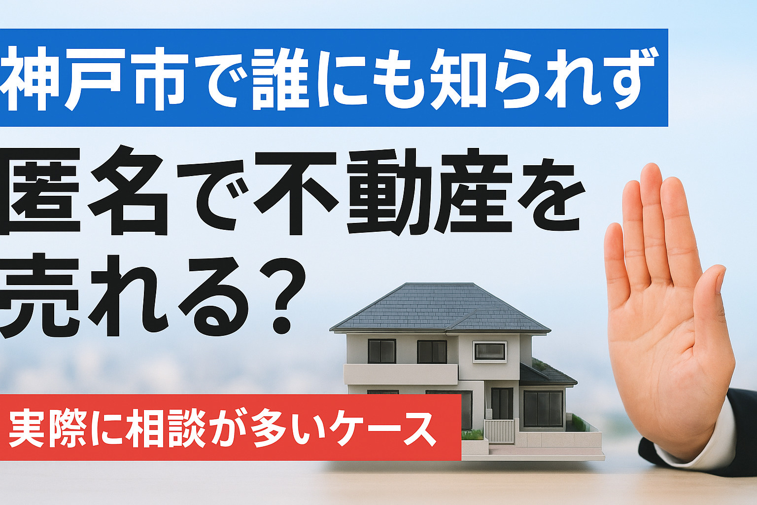 神戸市で誰にも知られず匿名で不動産を売れる？実際の方法と注意点を解説の画像