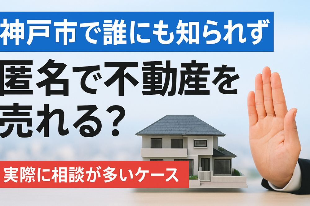神戸市で誰にも知られず匿名で不動産を売れる？実際の方法と注意点を解説の画像