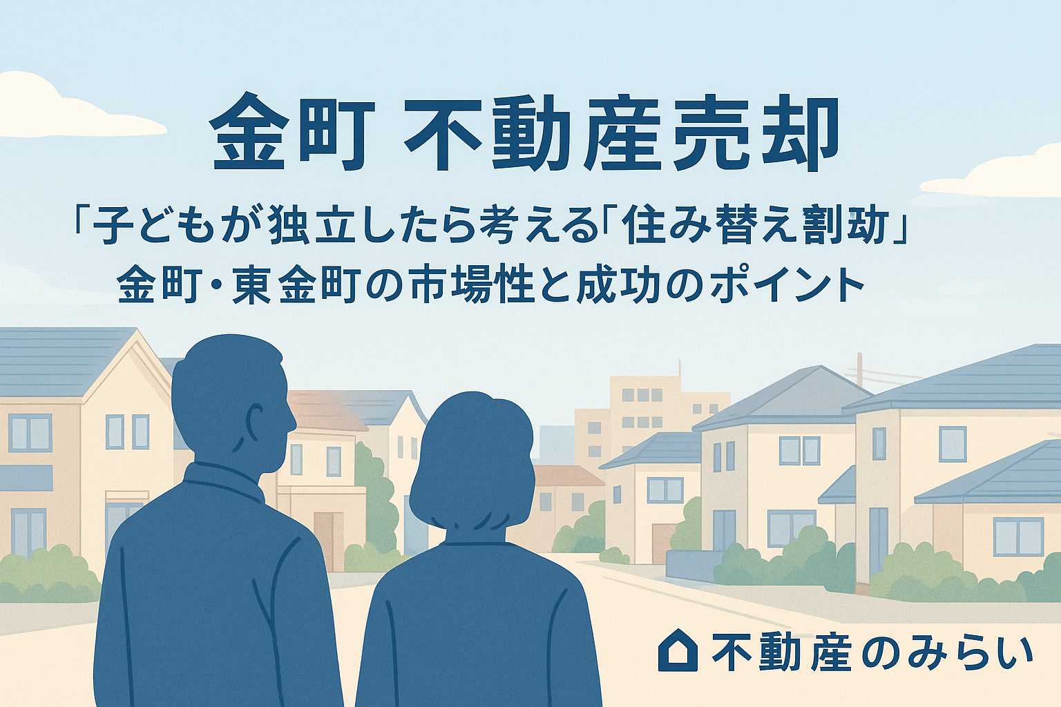 【金町 不動産売却】  子どもが独立したら考える“住み替え売却”｜金町・東金町の市場性と成功のポイントの画像