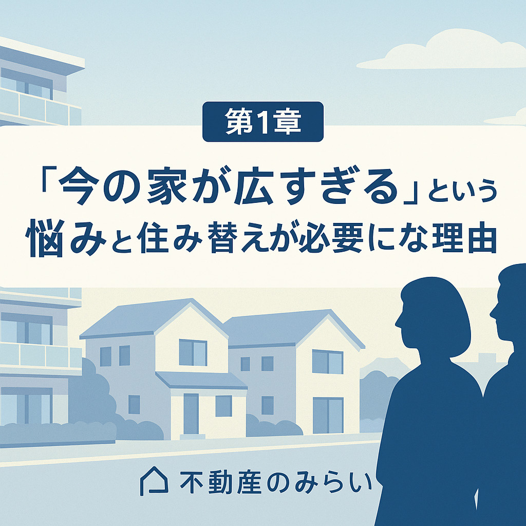 家が広すぎると感じたときに考える住み替えのタイミングを説明する金町エリアの住宅街イメージ