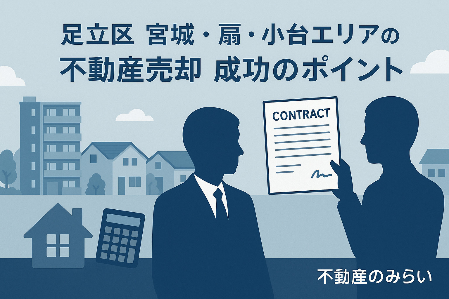 鍵と登記簿、印鑑を配置した法的手続きのイメージ。