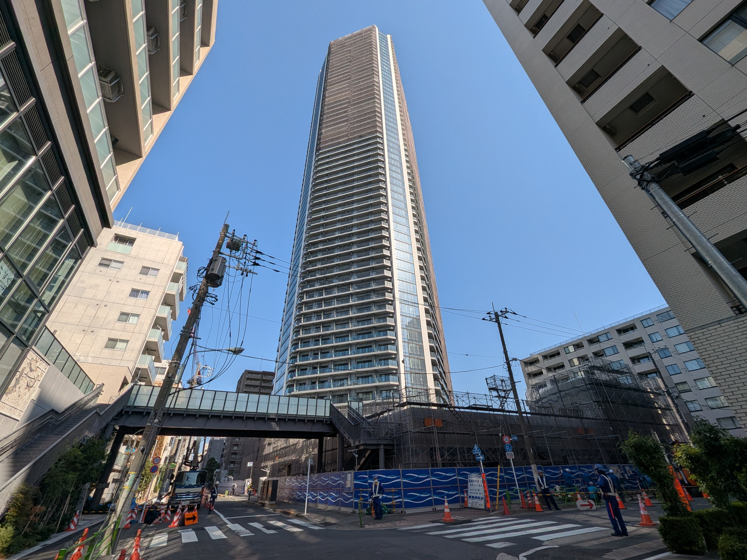 グランドシティタワー月島の建設現地