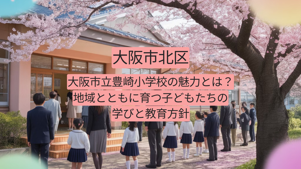 大阪市立豊崎小学校の魅力とは？地域とともに育つ子どもたちの学びと教育方針の画像