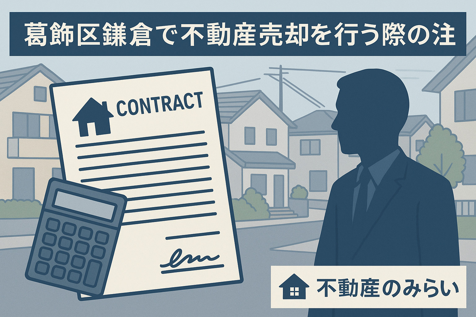 登記簿と印鑑、鍵が並ぶ書類フォルダー。相続や共有名義の整理を象徴。