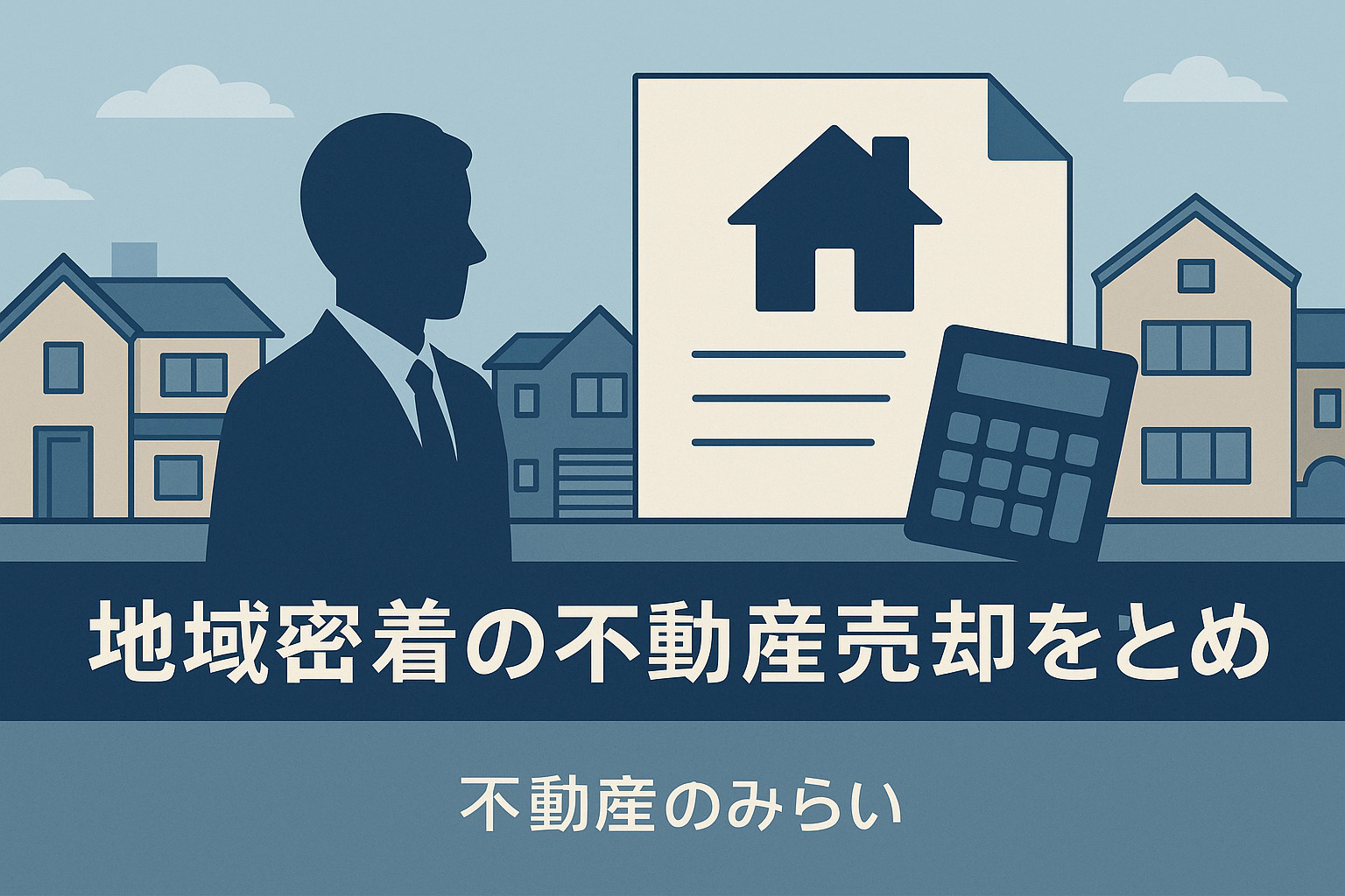 梅田・梅島の街並みと光差す道路。安心と信頼の地域密着型不動産売却を象徴。