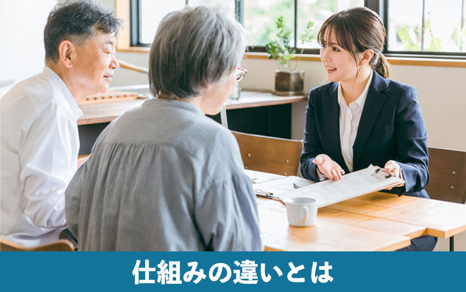 リースバックとリバースモーゲージの仕組みの違いとは