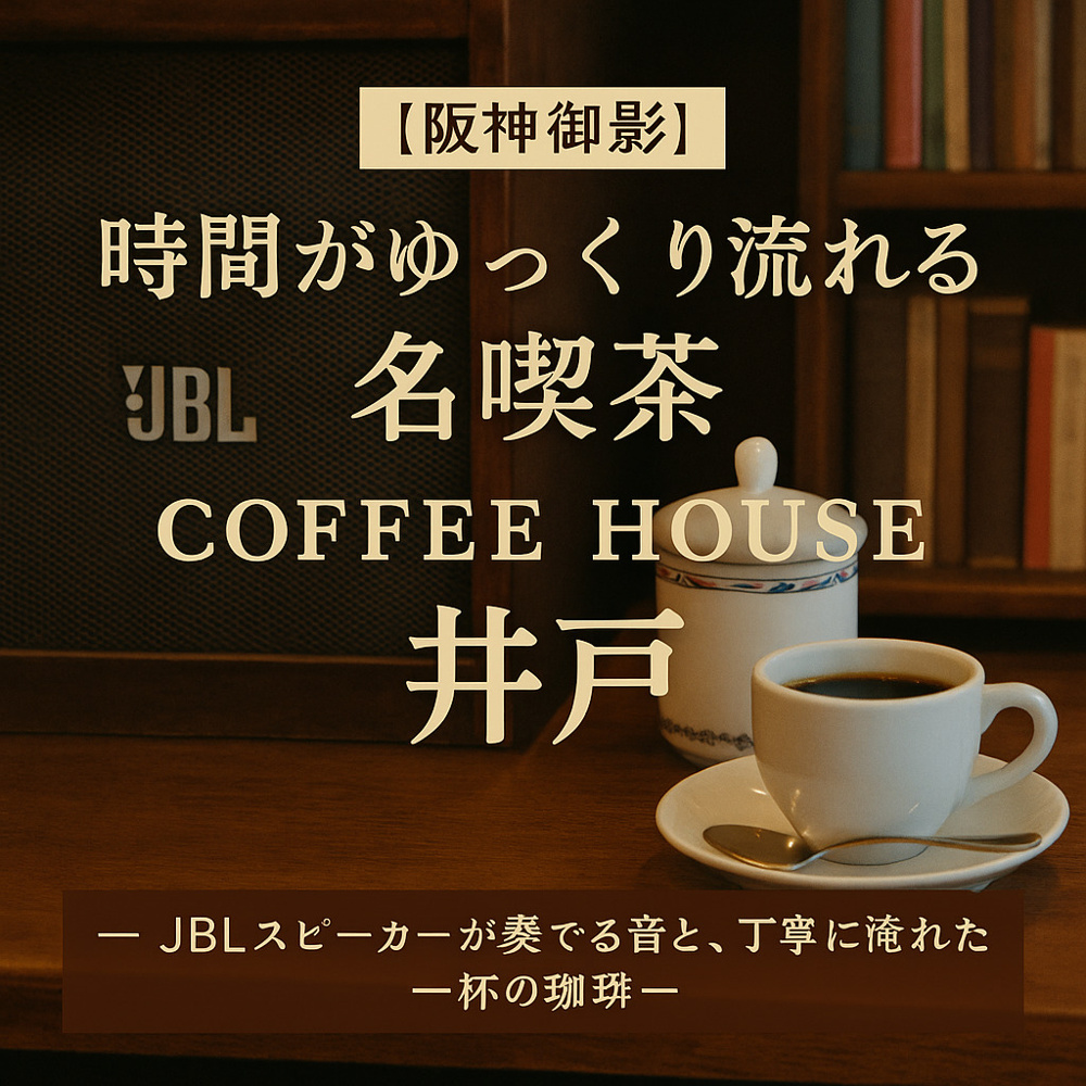 【阪神御影】時間がゆっくり流れる名喫茶 Coffee House 井戸（いど）の画像