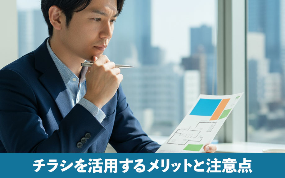 チラシを活用するメリットと注意点
