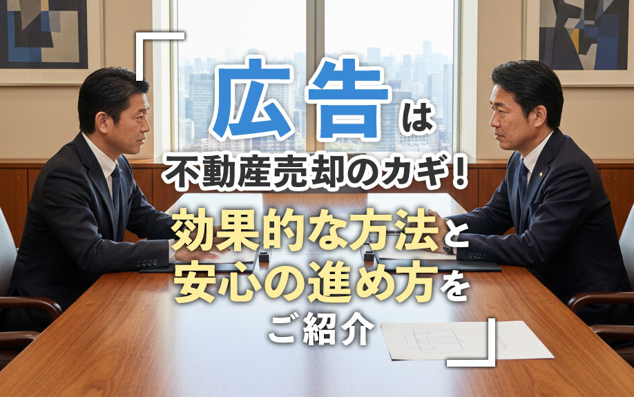 広告は不動産売却のカギ！効果的な方法と安心の進め方をご紹介
